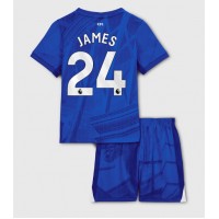Chelsea Reece James #24 Domáci Detský futbalový dres 2025-26 Krátky Rukáv (+ trenírky)